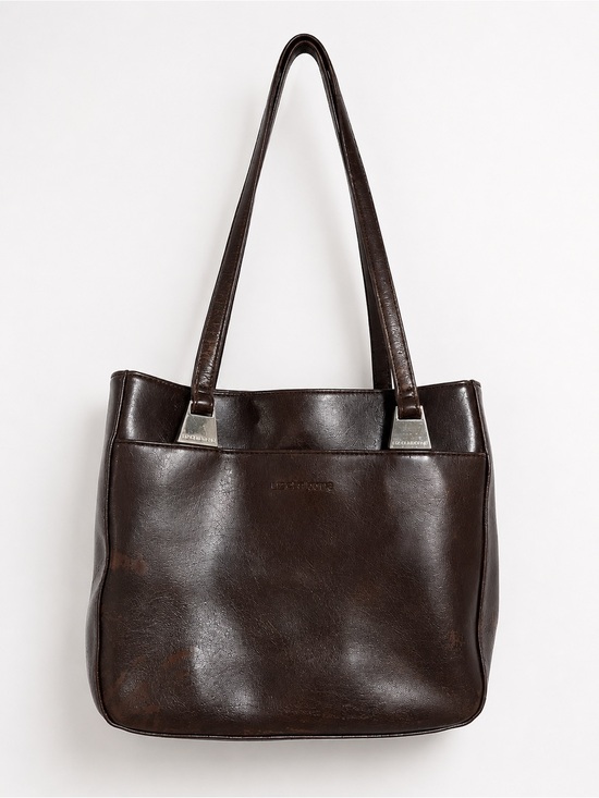 Liz Claiborne Handbags - Vintage Liz Claiborne Brown Leather Shoulder Bag Genuine Leather Purse 90’s y2k